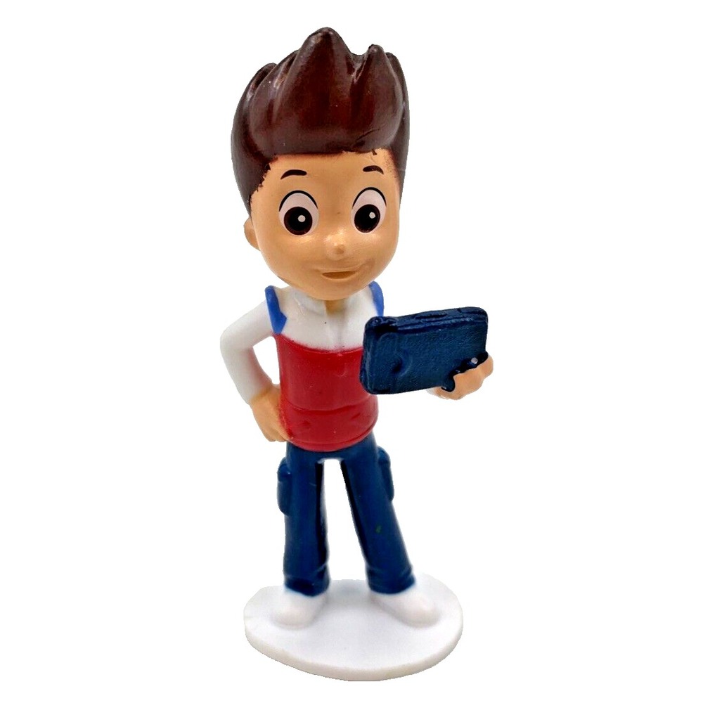 Paw Patrol Ryder Holding Pad 3" Figure Cake Topper PVC Plastic Spin Master 2017